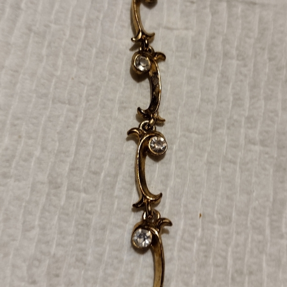 Vintage gold and diamond bracelet - Picture 8 of 16